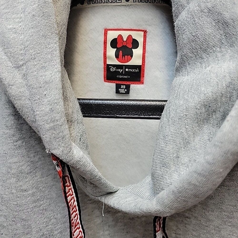 Disney Minnie Mouse Macy's Thanksgiving Day Parade 2024 Hoodie Women's XS Gray - Picture 6 of 10